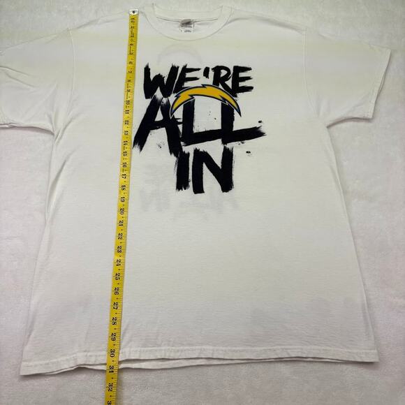 San Diego Chargers We’re All In Playoffs Game Day Promo T Shirt Size XL - Picture 6 of 6